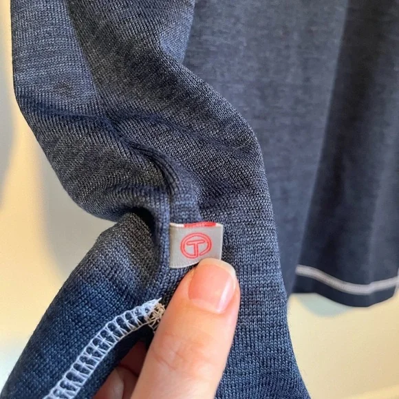 Talbots Navy Tunic Top - Picture 5 of 5